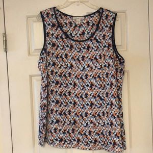 Sleeveless Polka Dot Top